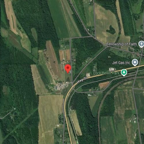 Google Map: 1865 Storms Road Lyons, NY 14489